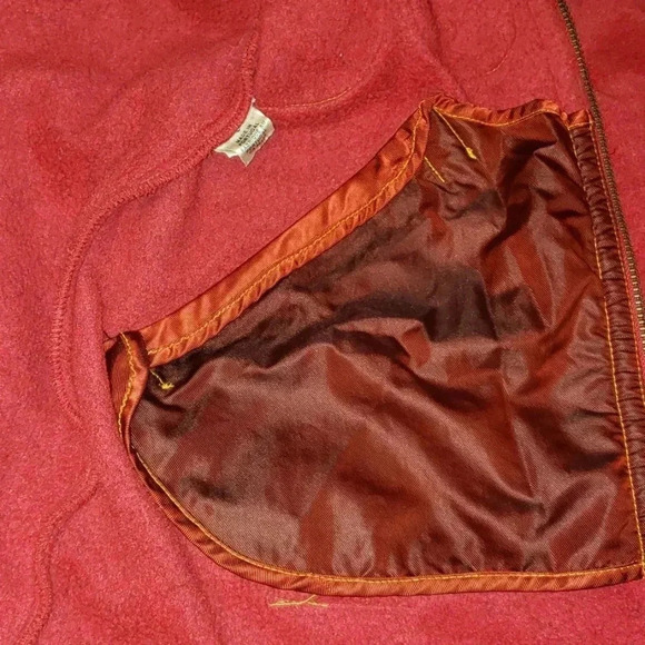 LUHTA Finland Vintage 80s Fleece zip Ski jacket Rare Size Large RARE! - Picture 7 of 8